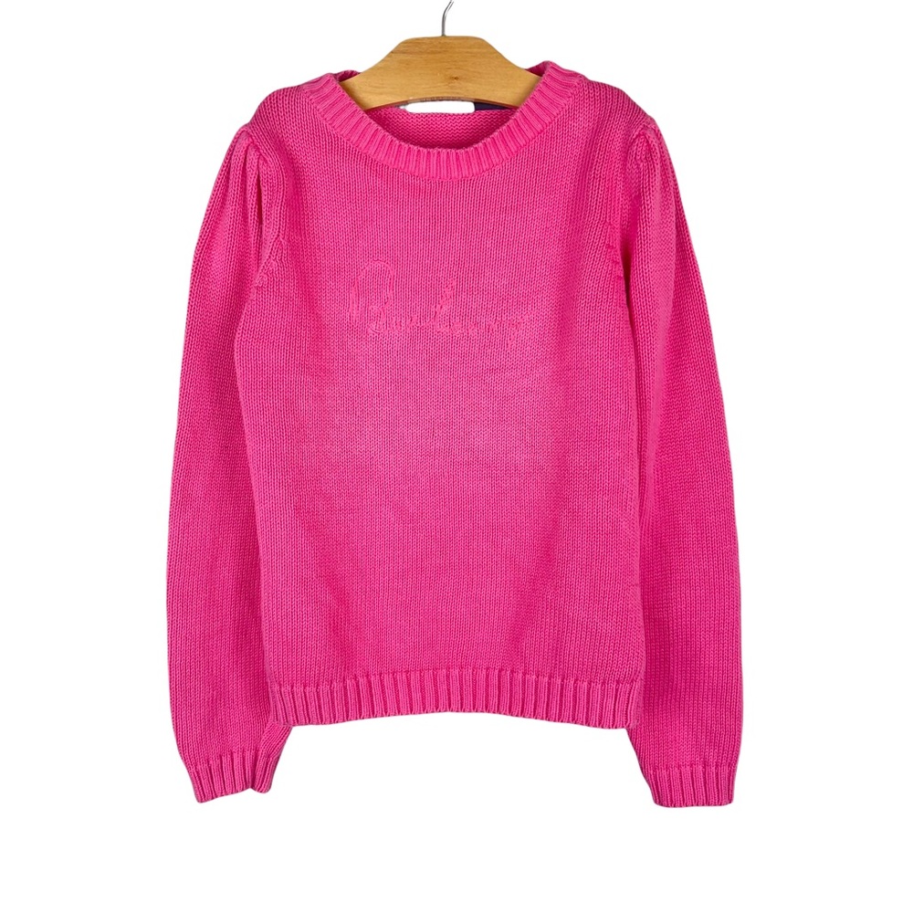 Burberry Pink Embroidered Sweater Girl's